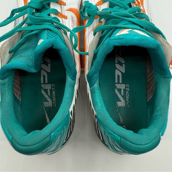 Nike Vapor Carbon Elite 2.0 2014 TD Cleats Miami Dolphins 657441-117 Men’s Sz 13 - Picture 10 of 12